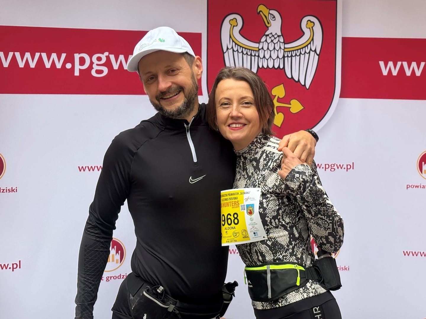 przed startem półmaratonu w&nbsp;Grodzisku Wielkopolskim