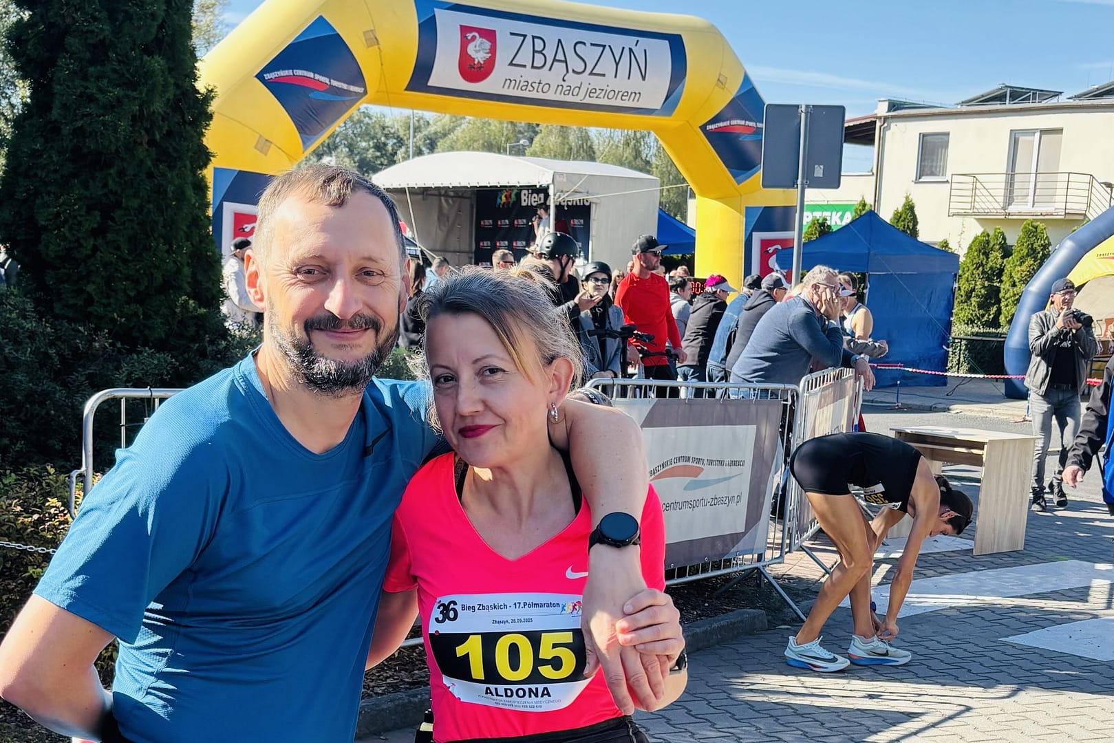Przed startem półmaratonu w&nbsp;Zbąszyniu